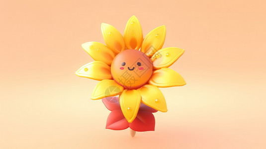 向日葵3D花朵高清图片