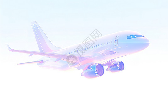飞机蓝色科技感背景图片