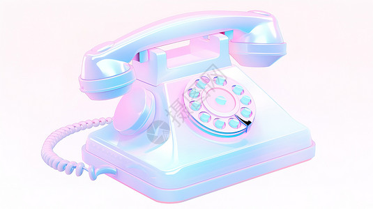 复古座机电话复古电话座机图标插画
