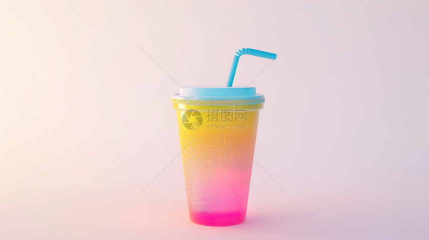 夏天饮料3D图标图片