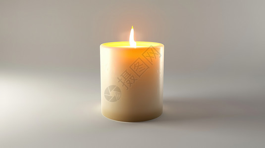 蜡烛3D蜡烛烛光卡通高清图片