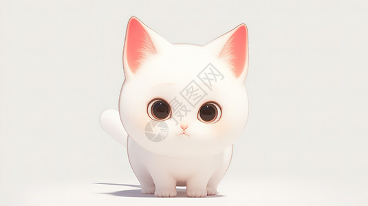 动物头像素材可爱小猫3D图标插画