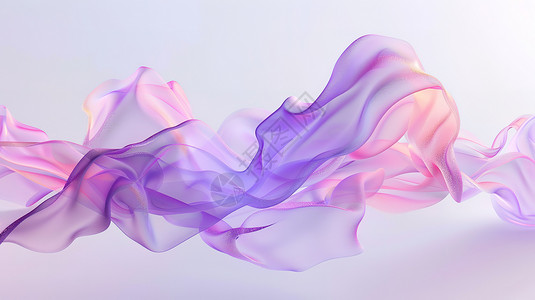 流体粉彩形状紫色背景图片
