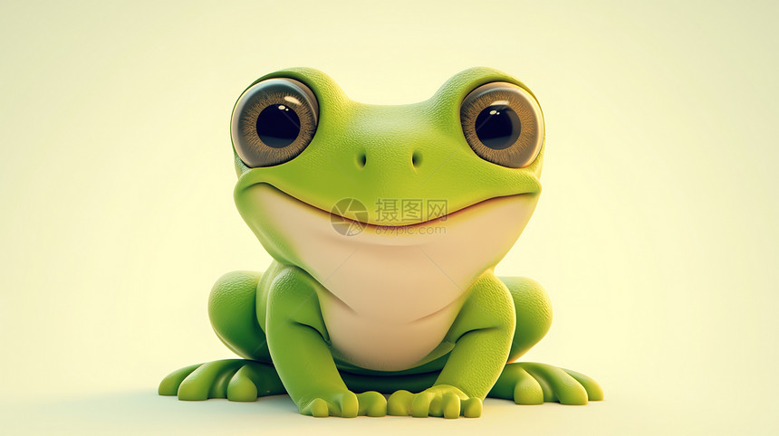 青蛙3D图标图片