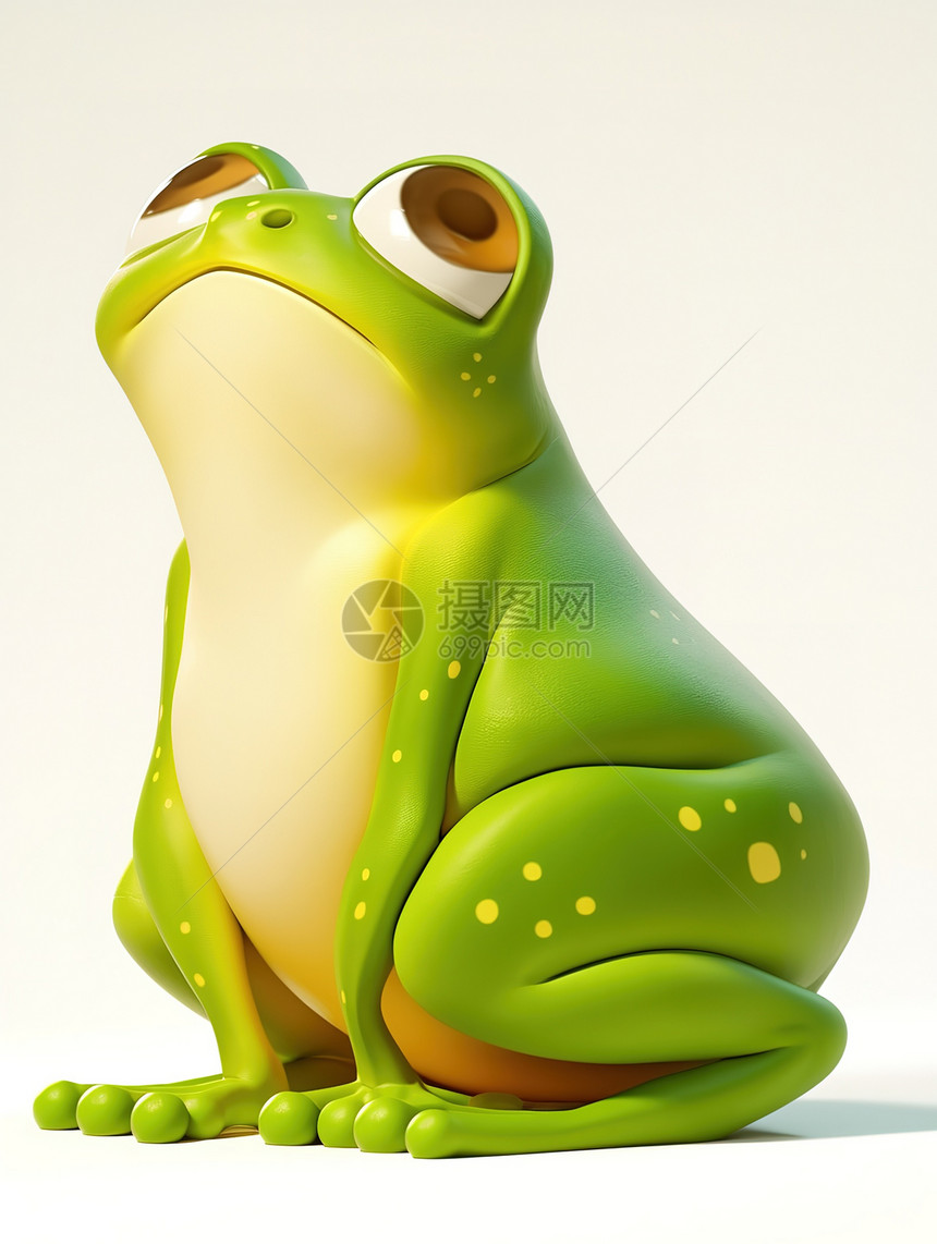 3D可爱青蛙图片