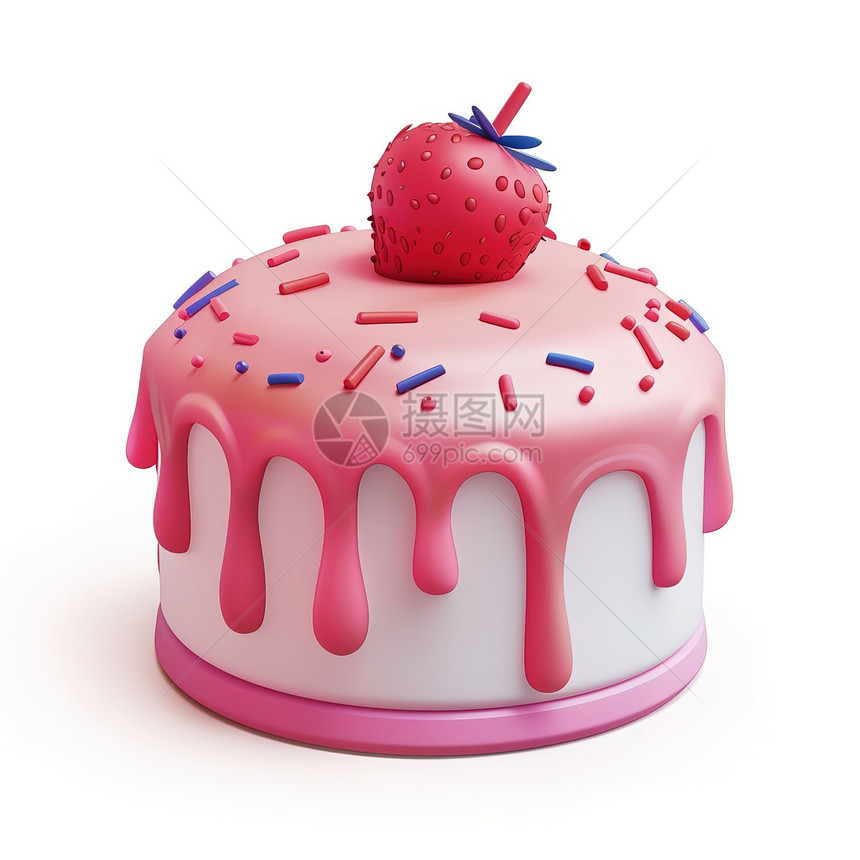 3D蛋糕图标图片