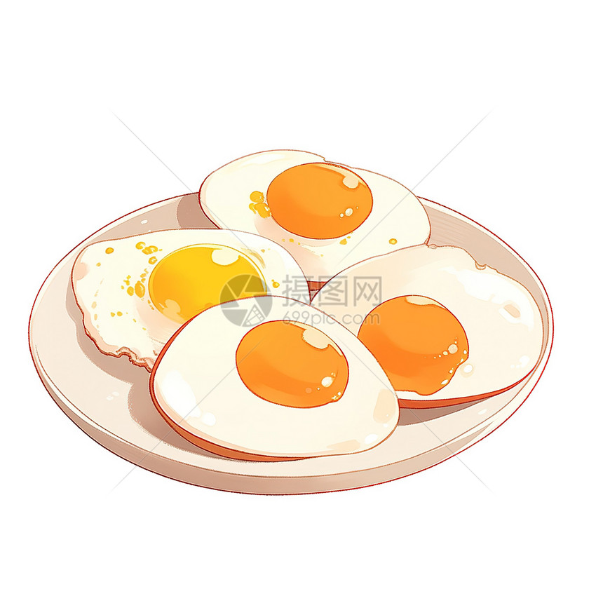 煎蛋可爱图标图片