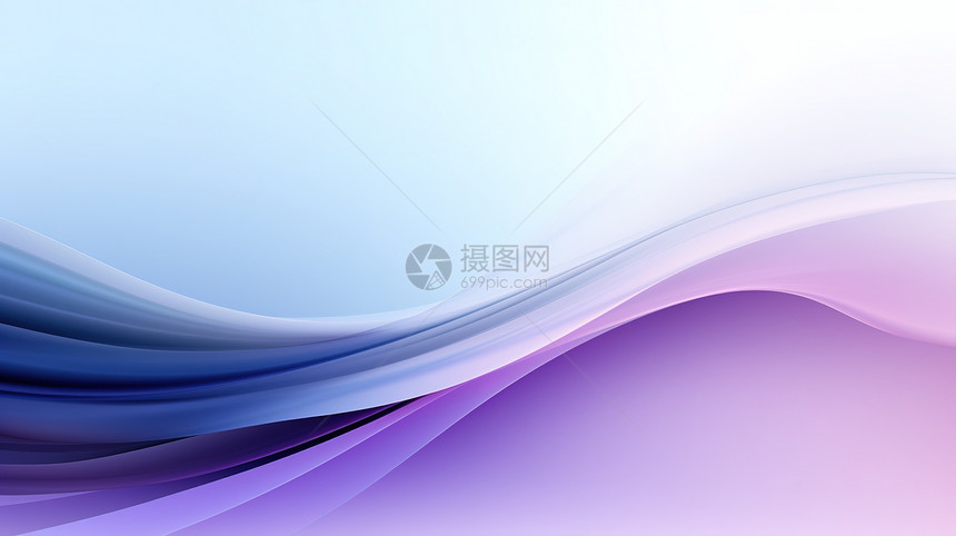 蓝紫色平滑商务背景图片