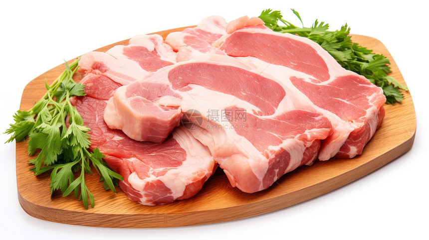 新鲜的猪肉图片