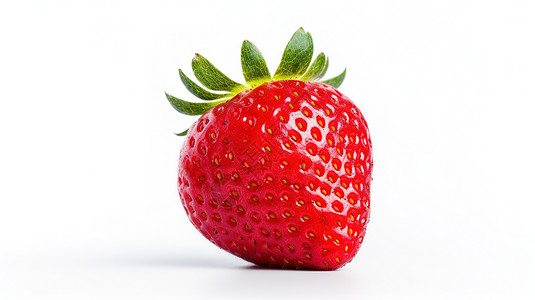 香甜草莓促销一个草莓插画