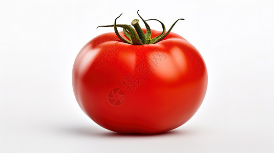 白底白底图西红柿番茄插画