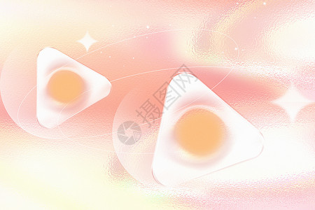 吃粽子艺术字玻璃质感粽子背景设计图片
