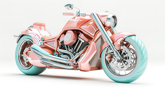 玩具摩托车摩托车图标插画