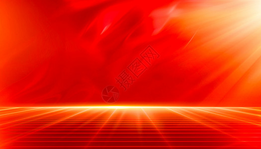 茶会议大气红色背景设计图片