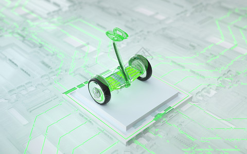 小区电动车科技新能源电动滑板车设计图片