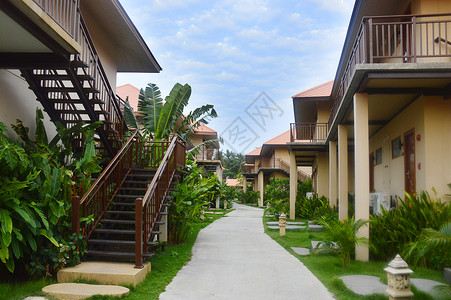 海边酒店泰国房子高清图片