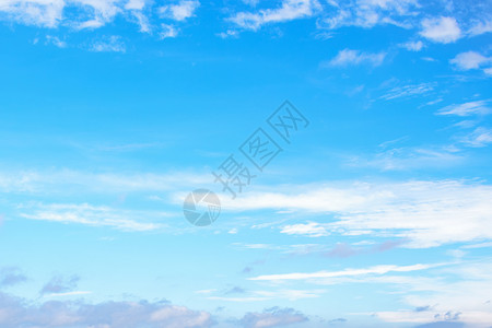 蓝天白云连续形的素材高清图片