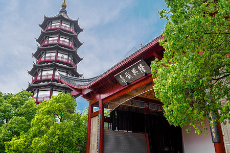 绳金塔千佛寺建筑高清图片