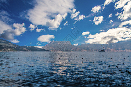 黎香湖云南洱海双廊背景