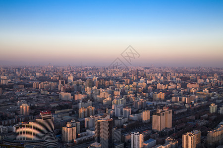 日落的京城背景图片