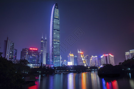 夜景·深圳亚洲国家高清图片