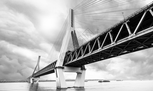海口世纪大桥高清图片