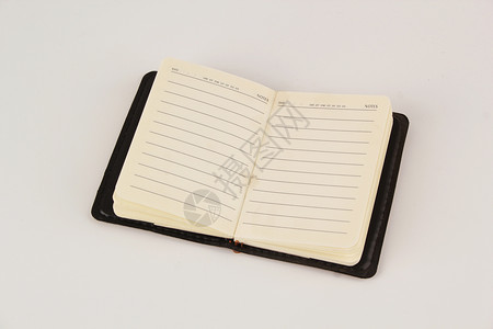 日记本笔记本棕黄色高清图片