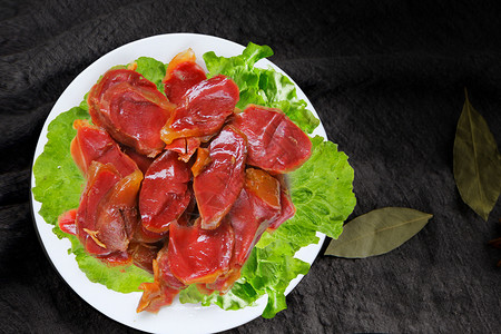卤鸭胗大熟肉素材高清图片