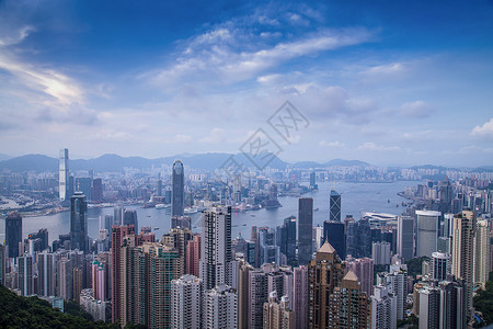 香港海港香港背景