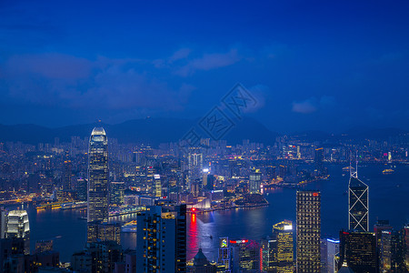 黑暗建筑美丽香港背景