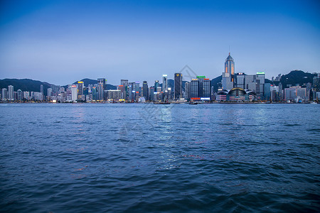美丽香港黑暗的城市高清图片