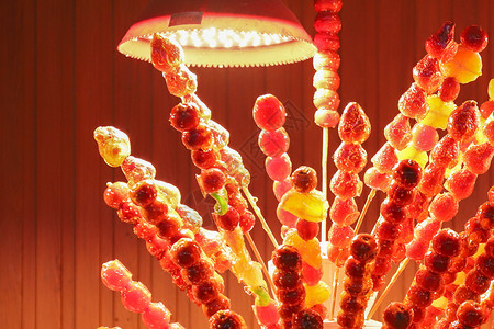 冰糖葫芦巷子美食高清图片
