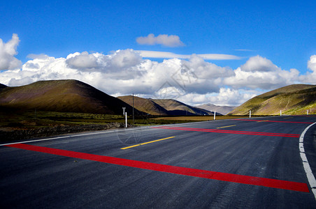 稻城公路美背景