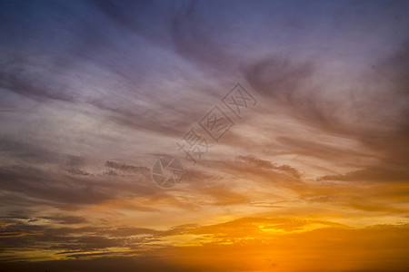 黄昏的天空夕阳红的天空高清图片