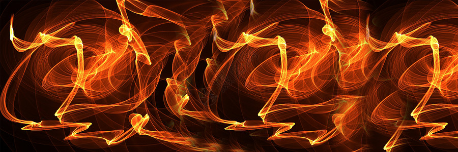橙色火焰火焰海报背景设计图片
