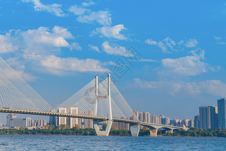 风景饰画通州运河湾背景