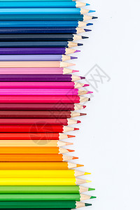彩虹色渐变箭头教育设计铅笔渐变创意拍摄背景
