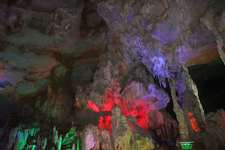 桂林岩洞溶洞背景