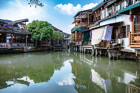 旅游度假朱家角古镇建筑图片