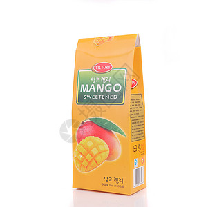 柚子饮品芒果汁背景