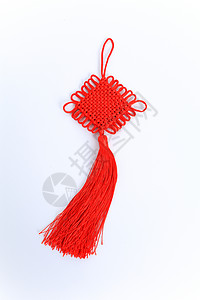 红色喜庆寿宴宣传展板设计单个中国结素材背景