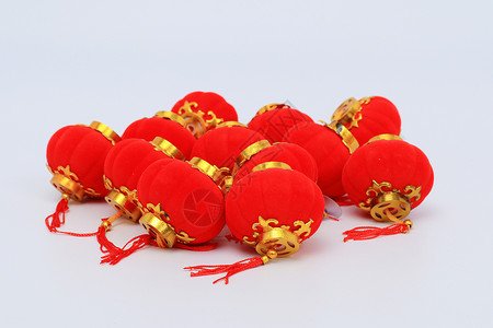 国庆狂欢季标志红色灯笼组合素材背景