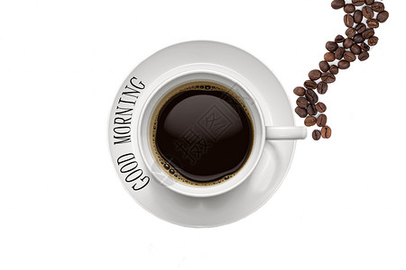 咖啡澳白咖啡高清图片