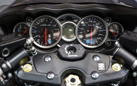 摩托车尾灯摩托车仪表盘速度激情效率背景