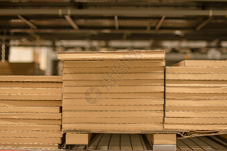 仓库货架购物节包装盒背景图片
