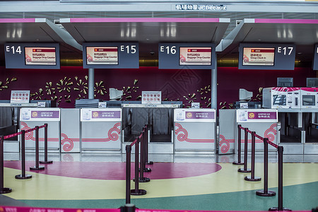 机场航站楼设施登机台背景图片