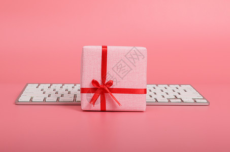 圣诞淘宝中国风喜庆礼物礼盒包装背景