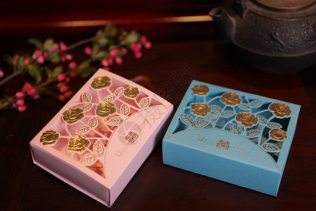 喜糖盒 包装盒 糖果盒背景图片