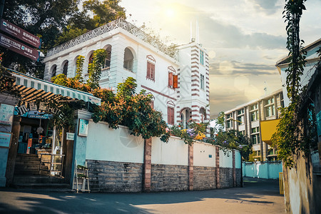 鼓浪屿街道厦门旅游下西洋高清图片