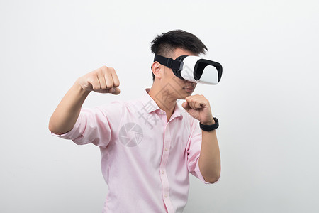 虚拟现实VR眼镜拳击造型图片